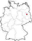 Karte Schönefeld bei Berlin